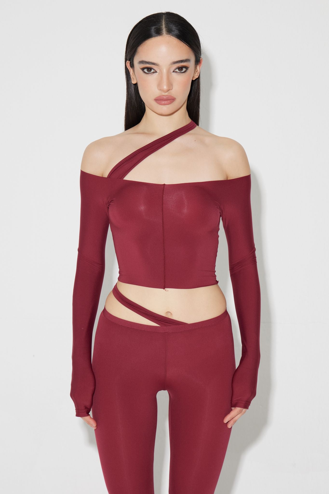 Hiko Top - Burgundy