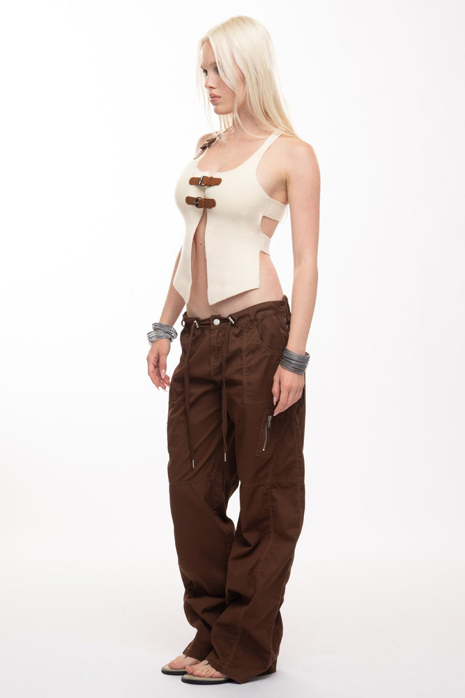 
                  
                    Carver Cargo Pants - Brown
                  
                