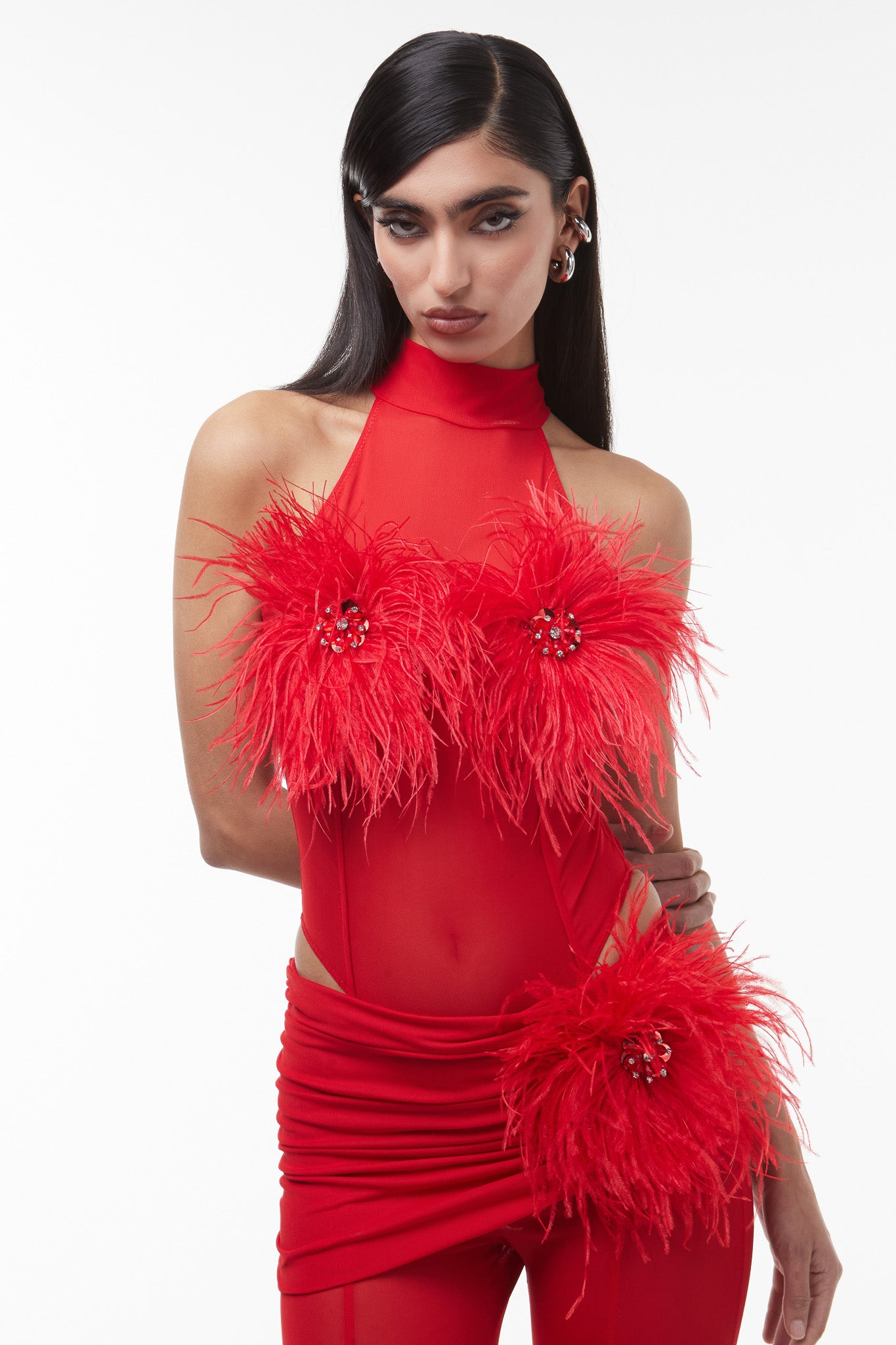 Velora Bodysuit - Red – THE KRIPT