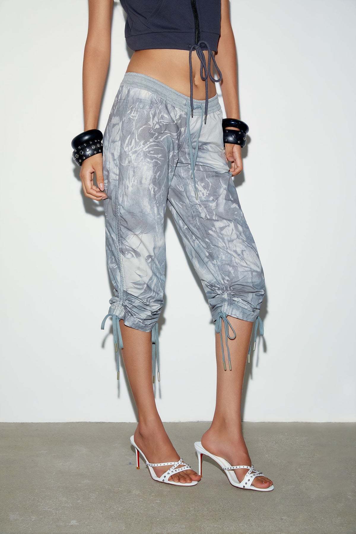 Onyx Fur Top & Muse Capri